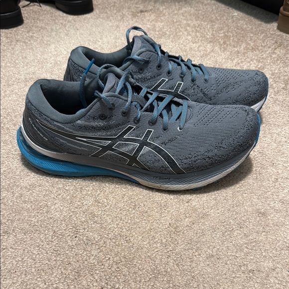 Asics Gel Kayano 29 Charcoal and Teal Athletic Sneakers size 10.5 - Picture 2 of 8